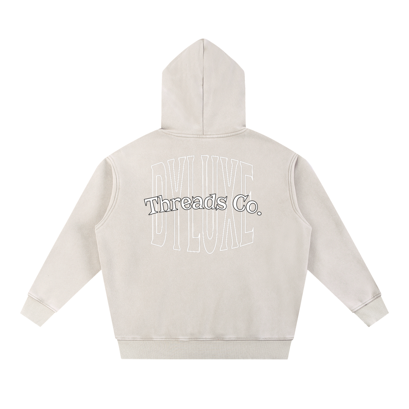 White DTC. Oversize Hoodie